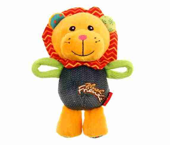 GiGwi Plush Friendz Lion (with REFILLABLE Squeaker)